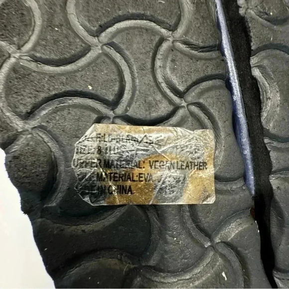 LUCKY BRAND TODDLER BLUE FOOTBED SANDALS Size 8 - Picture 7 of 8